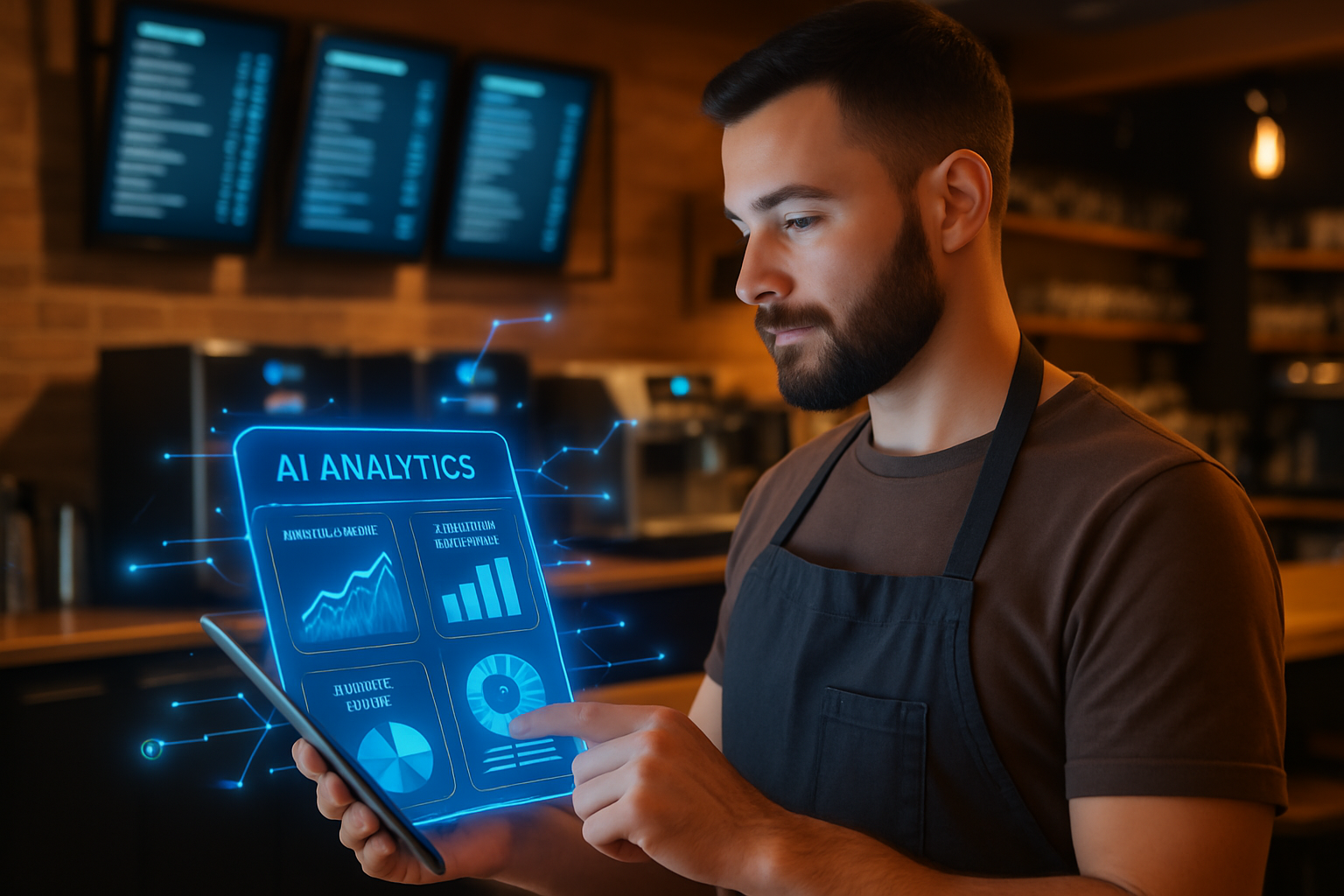 Analityka AI dla kawiarni